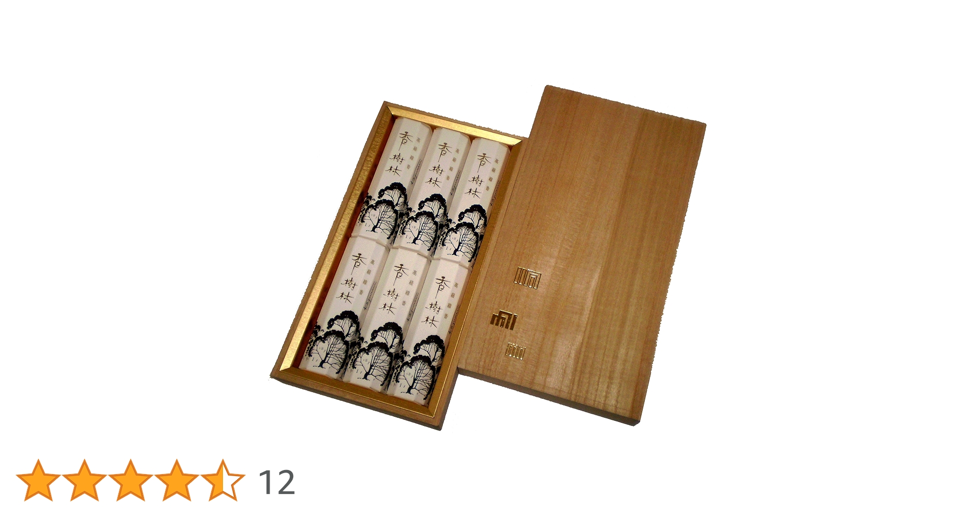 小道具優品　赤坂『住吉大社・松林の図』　桐箱付き Amazon｜玉初堂 ギフト 線香 香樹林 短寸 8箱 桐箱 6063｜線香